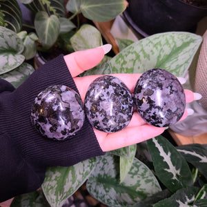 Indigo Gabbro Palm Stones