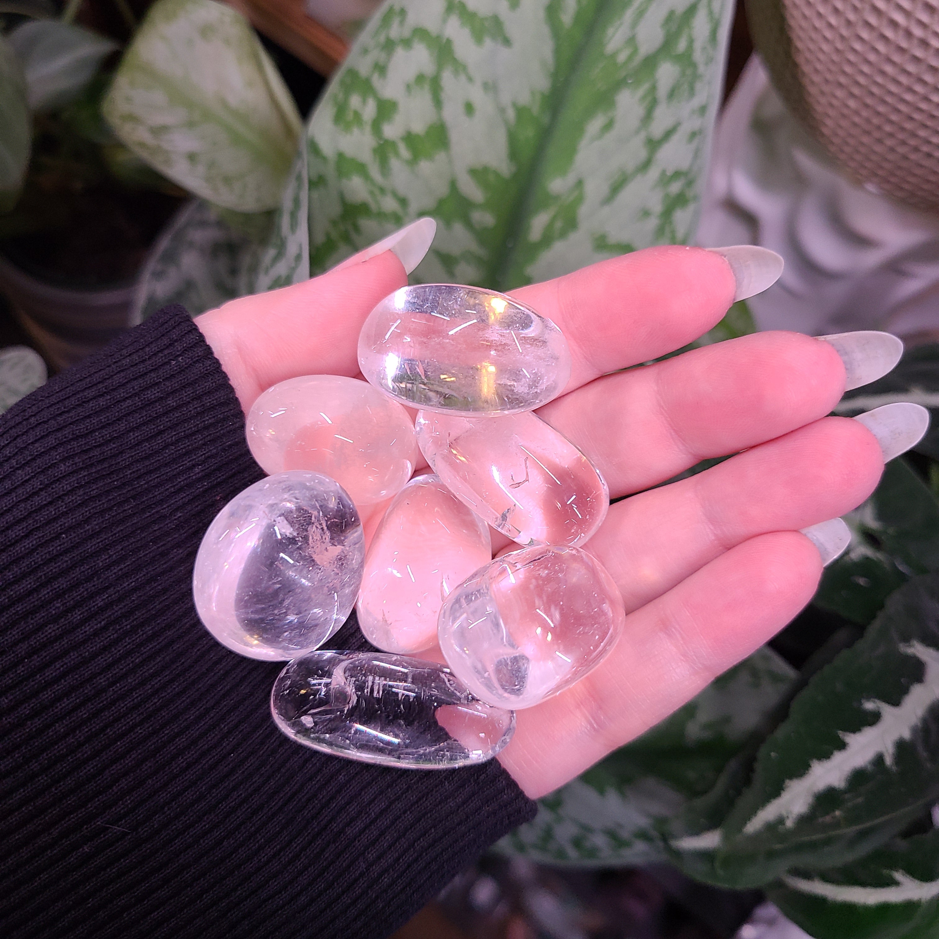 Clear Quartz Tumbles