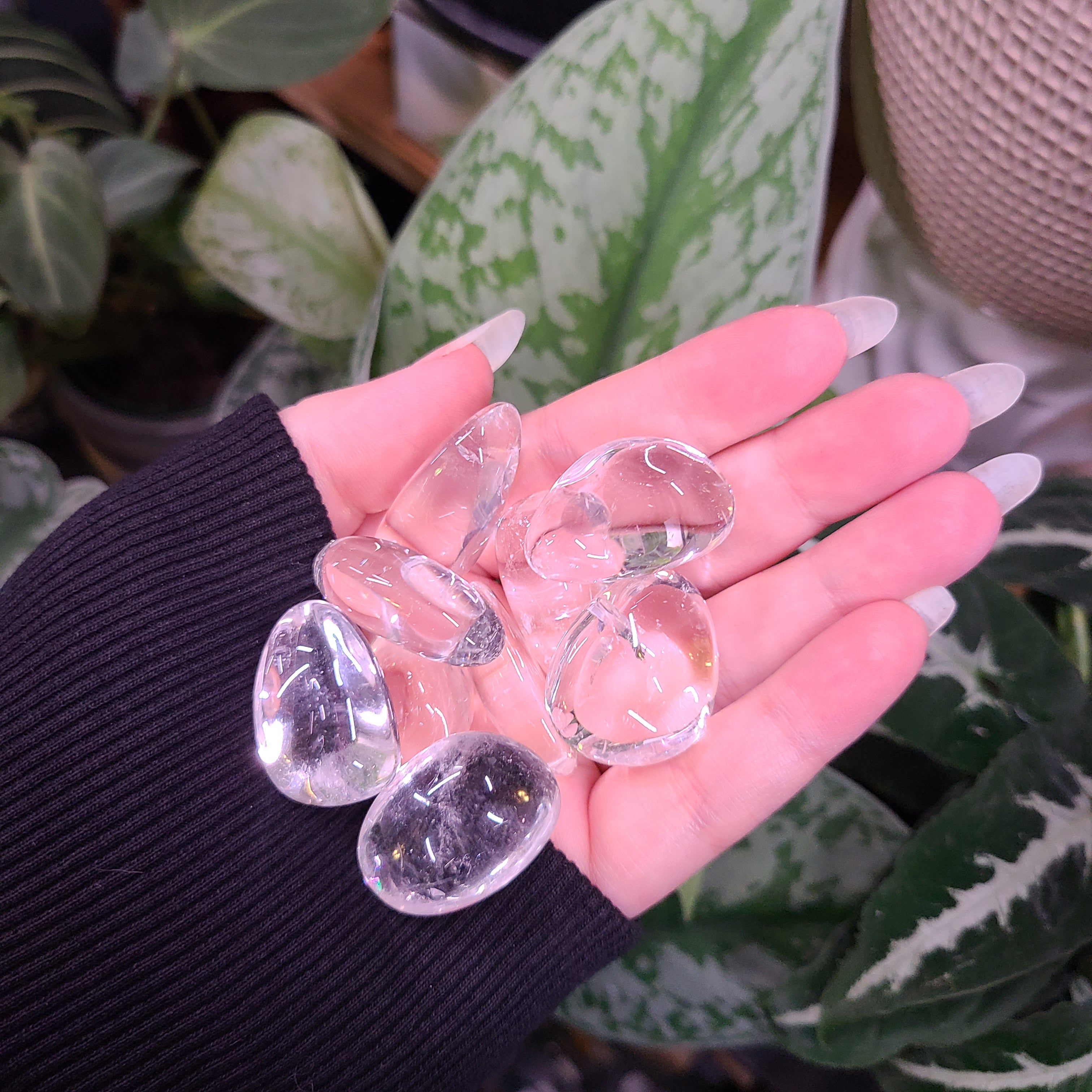 Clear Quartz Tumbles