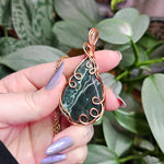 Load image into Gallery viewer, Ocean Jasper Necklace in Copper
