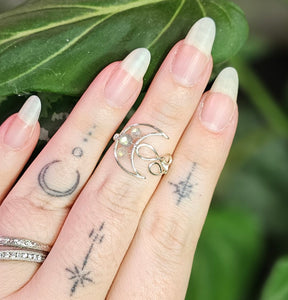 Luna Ring (Labradorite) - Made To Order