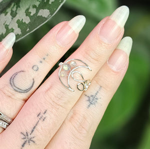 Luna Ring (Labradorite) - Made To Order