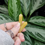 Load image into Gallery viewer, Golden Quartz Double Terminated Points - Intuitively Chosen
