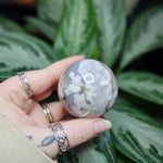 Load image into Gallery viewer, Flower Agate Sphere - Intuitively Chosen
