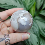 Load image into Gallery viewer, Flower Agate Sphere - Intuitively Chosen
