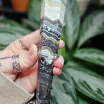 Load image into Gallery viewer, Banded Calcite Scepter with Stand
