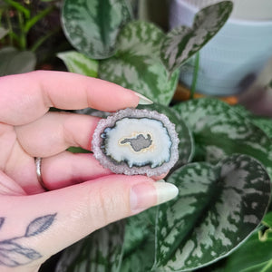 Amethyst Stalactite Slice ~ K
