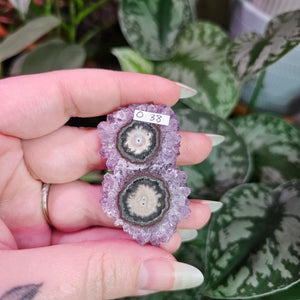 Amethyst Stalactite Slice ~ O