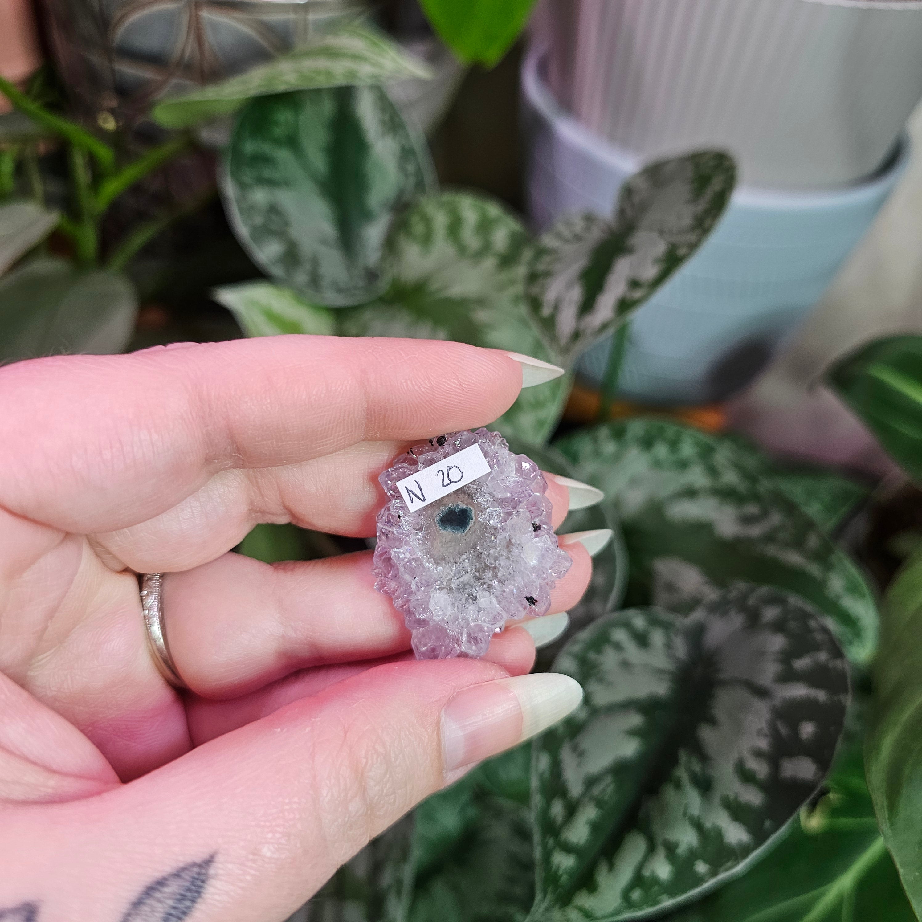 Amethyst Stalactite Slice ~ N