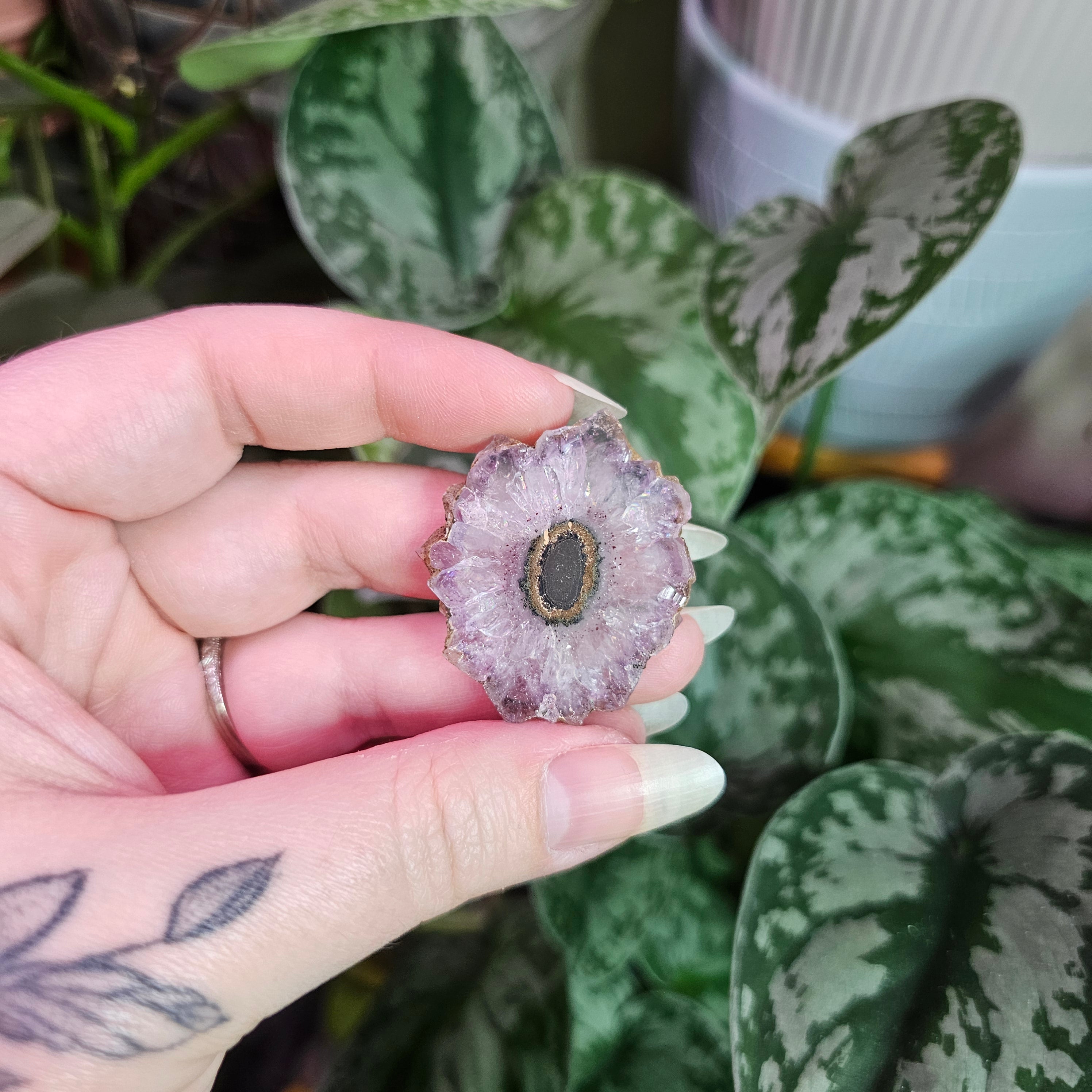 Amethyst Stalactite Slice ~ B