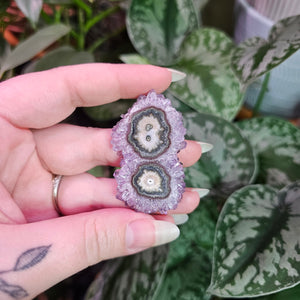 Amethyst Stalactite Slice ~ O