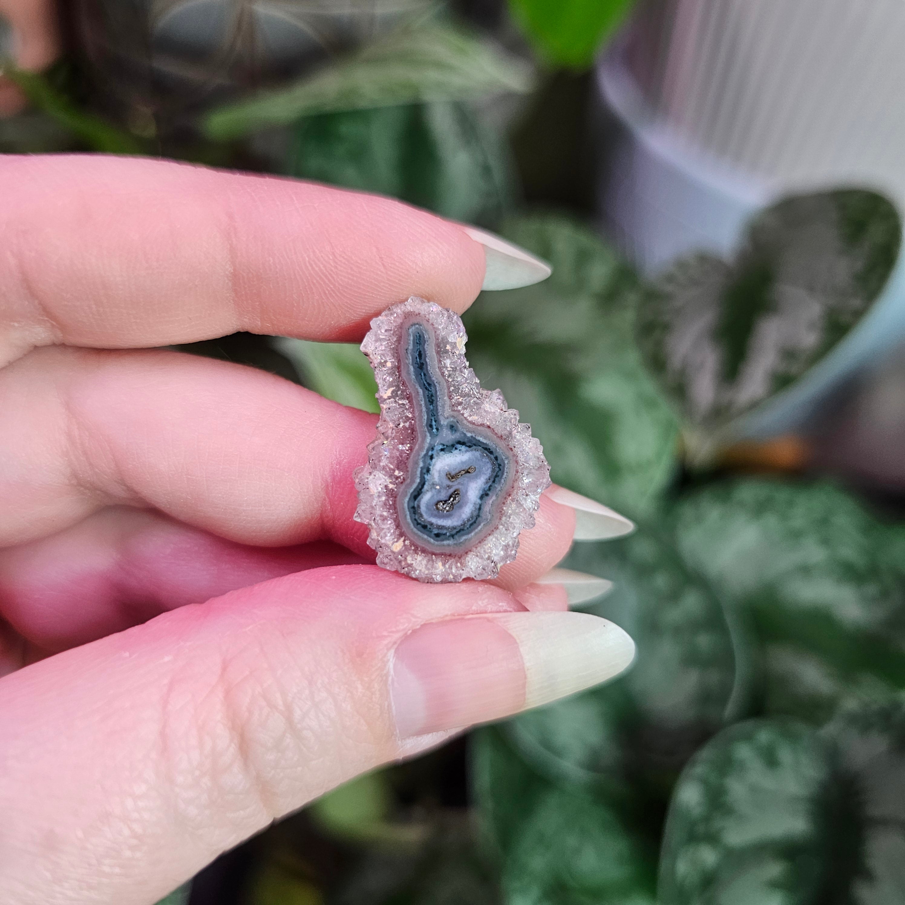 Amethyst Stalactite Slice ~ H