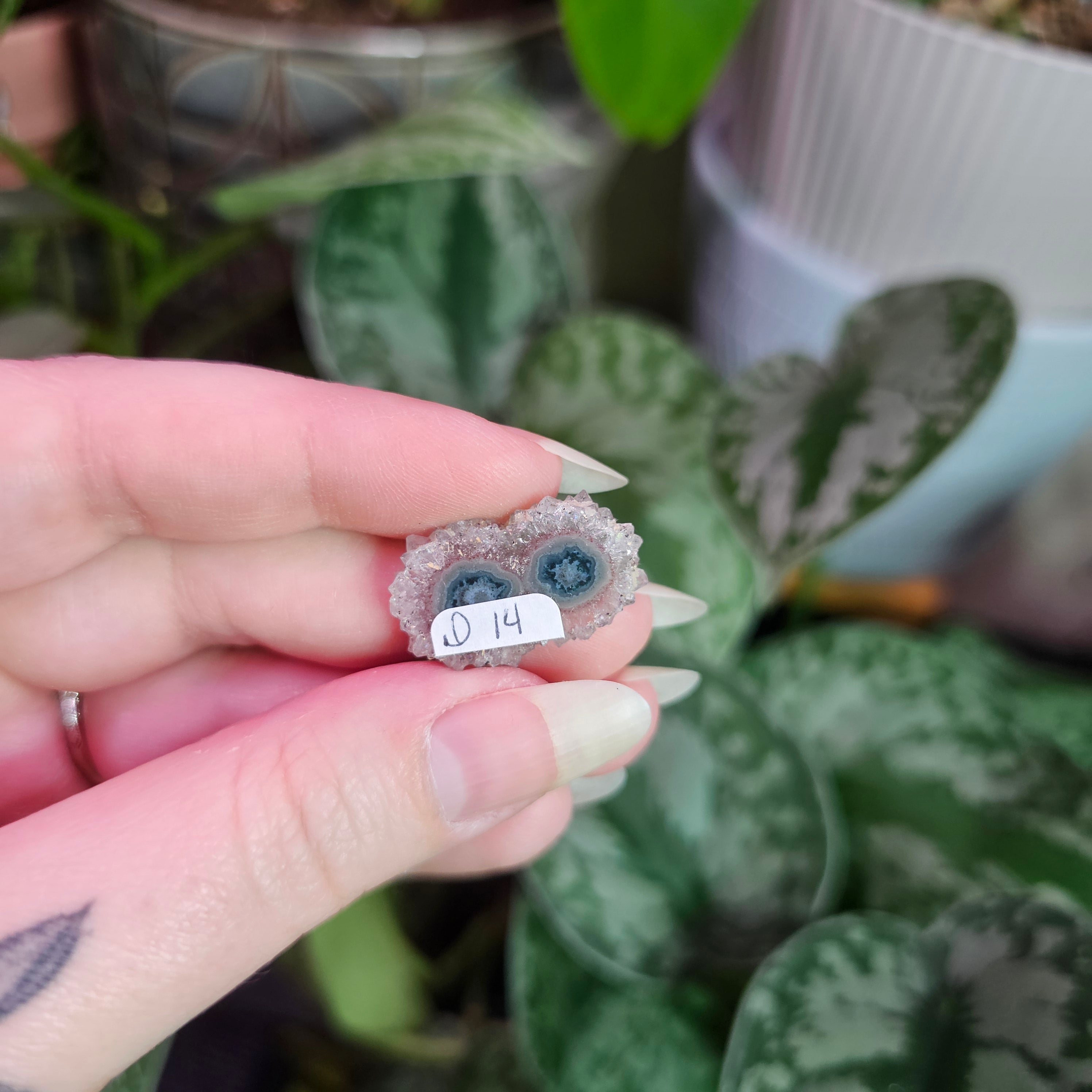 Amethyst Stalactite Slice ~ I