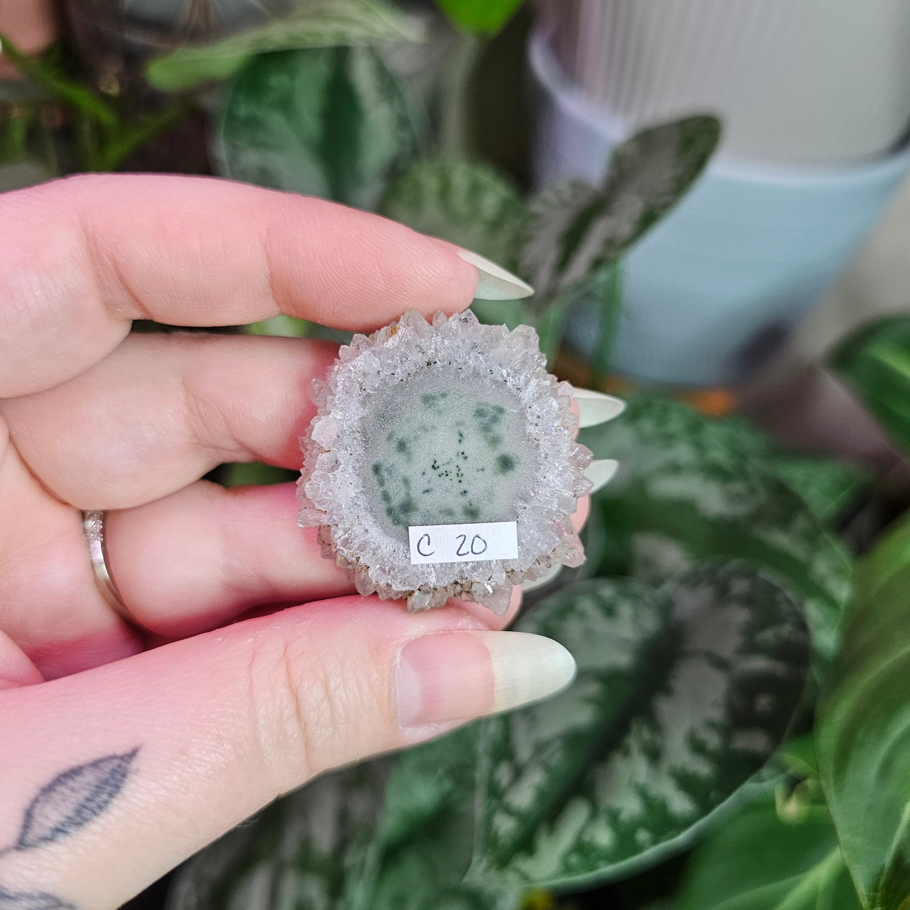 Amethyst Stalactite Slice ~ C