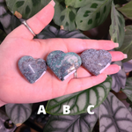 Load image into Gallery viewer, Jade with Pyrite Hearts
