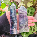 Load image into Gallery viewer, Rainbow Fluorite Obelisks - Large
