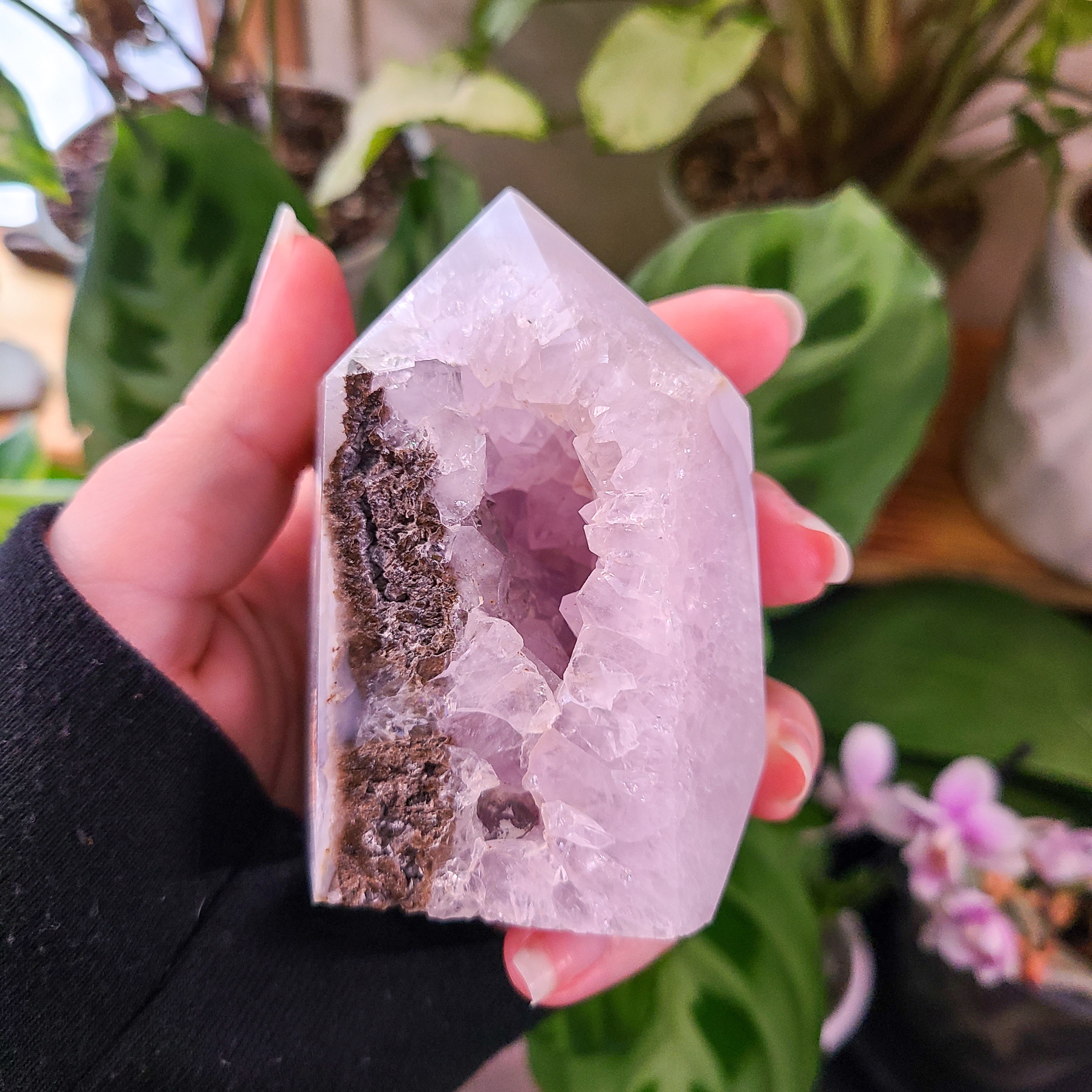 Agate Druzy Freeform Point - H