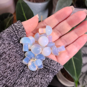 Opalite Mini Mushies (Please note: Opalite is manmade) - Intuitively Chosen