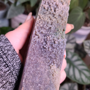 Grape Agate Obelisk - B