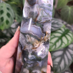 Load image into Gallery viewer, Moss Agate XXL Tower - L
