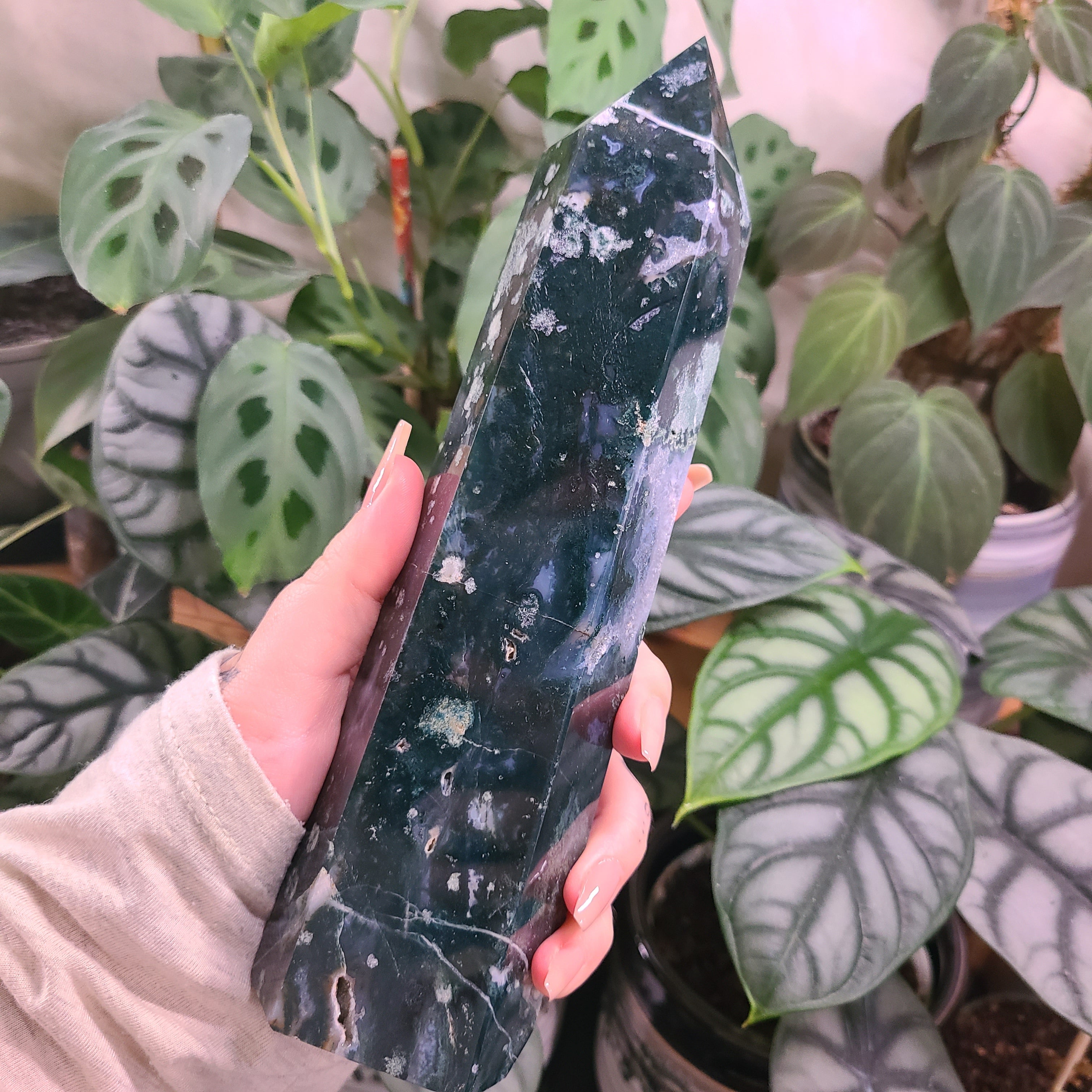 Moss Agate XXXL Tower - N