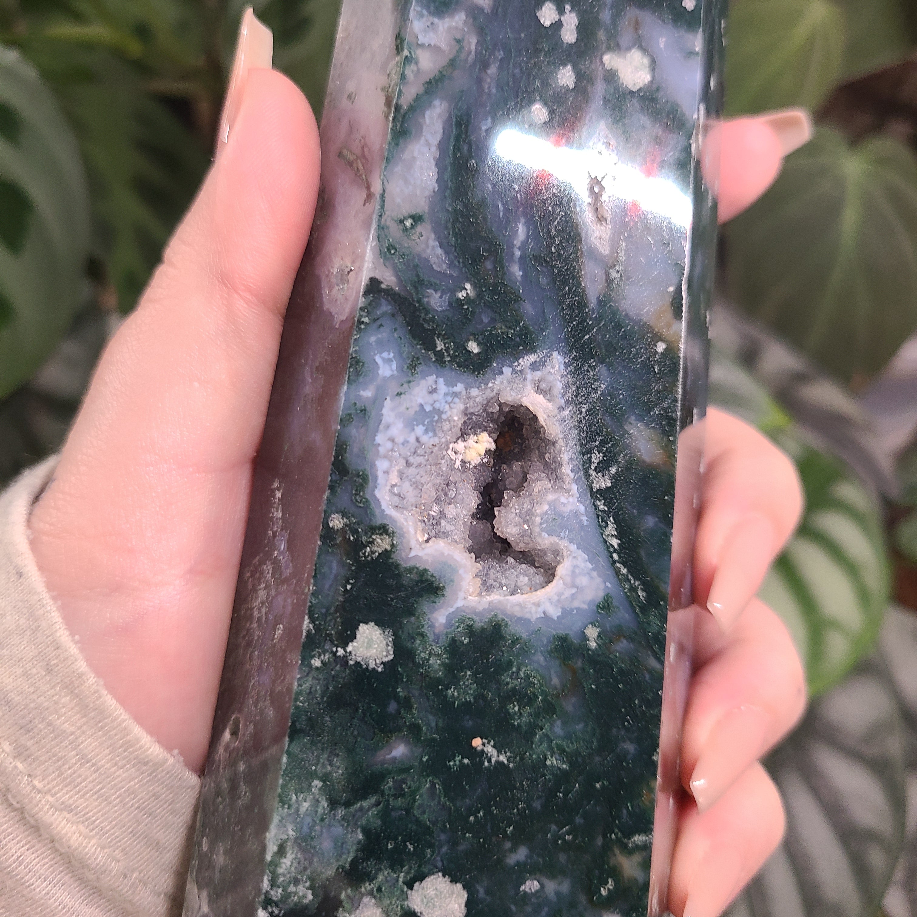 Moss Agate XXXL Tower - N