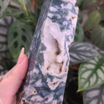 Load image into Gallery viewer, Moss Agate XXXL Tower - O
