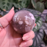 Load image into Gallery viewer, Dark Flower Agate Spheres - Large
