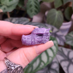 Load image into Gallery viewer, Lepidolite Dragon Skull Carvings - Intuitively Chosen
