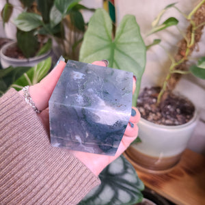 Moss Agate XL Cubes