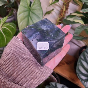 Moss Agate XL Cubes