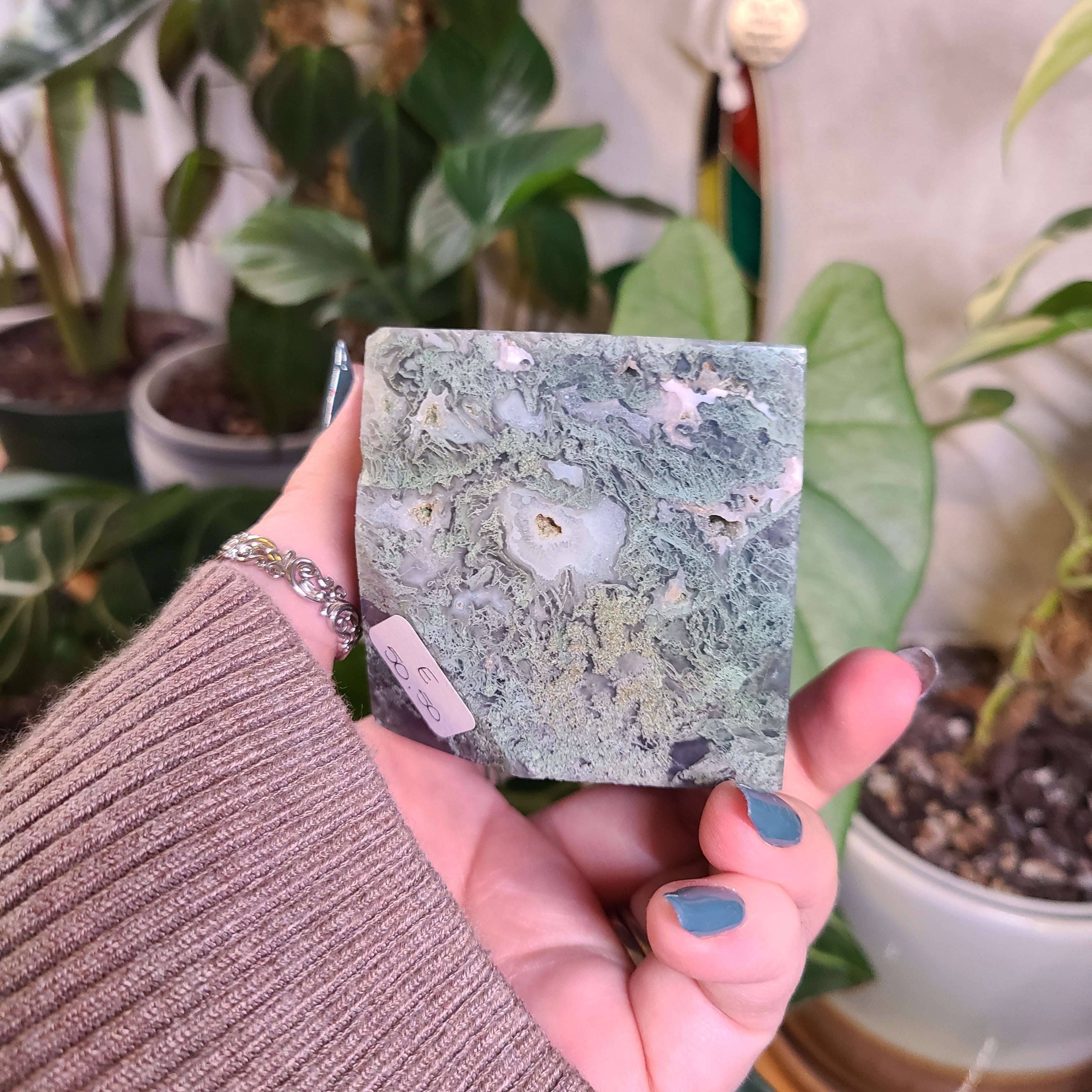 Moss Agate XL Cubes