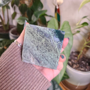 Moss Agate XL Cubes