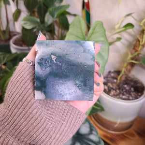 Moss Agate XL Cubes