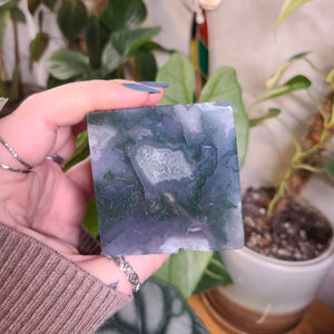 Moss Agate XL Cubes