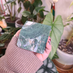 Moss Agate XL Cubes