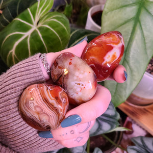 Sardonyx Palm Stones