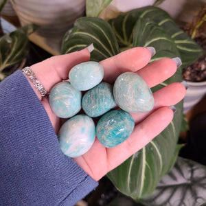 Amazonite Tumbles -  Intuitively Chosen