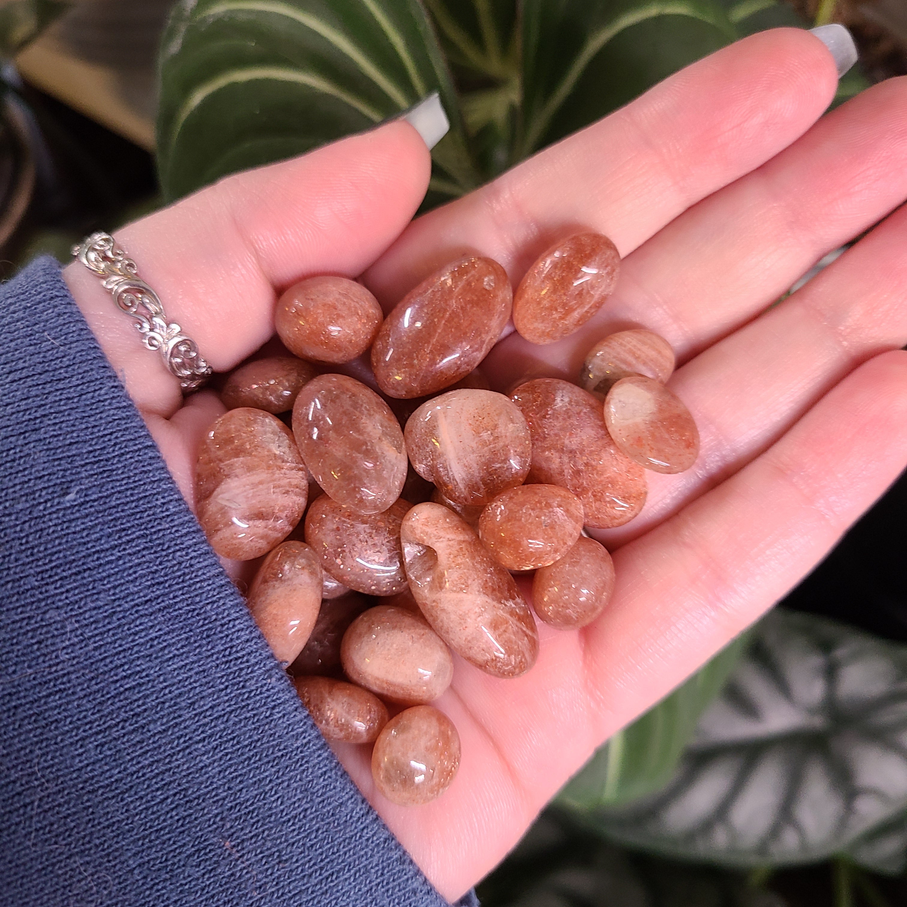 Sunstone Mini Tumbles Set of 5 -  Intuitively Chosen