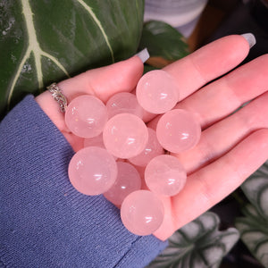 Rose Quartz Mini Spheres -  Intuitively Chosen