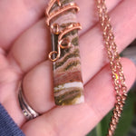 Load image into Gallery viewer, Ocean Jasper Necklace in Copper
