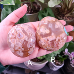 Load image into Gallery viewer, Flower Agate Palm Stones
