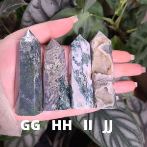 Moss Agate Towers - Medium