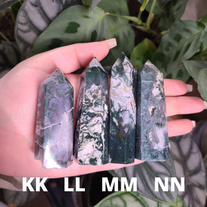 Moss Agate Towers - Medium