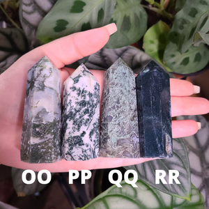 Moss Agate Towers - Medium