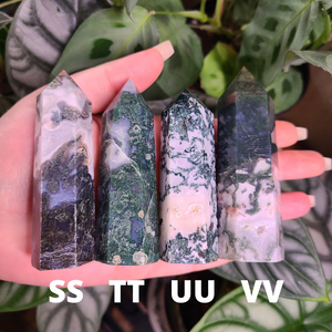 Moss Agate Towers - Medium