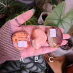 Load image into Gallery viewer, Carnelian Palm Stones
