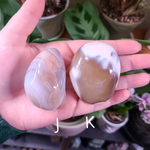 Load image into Gallery viewer, Orca Agate Palm Stones - Small
