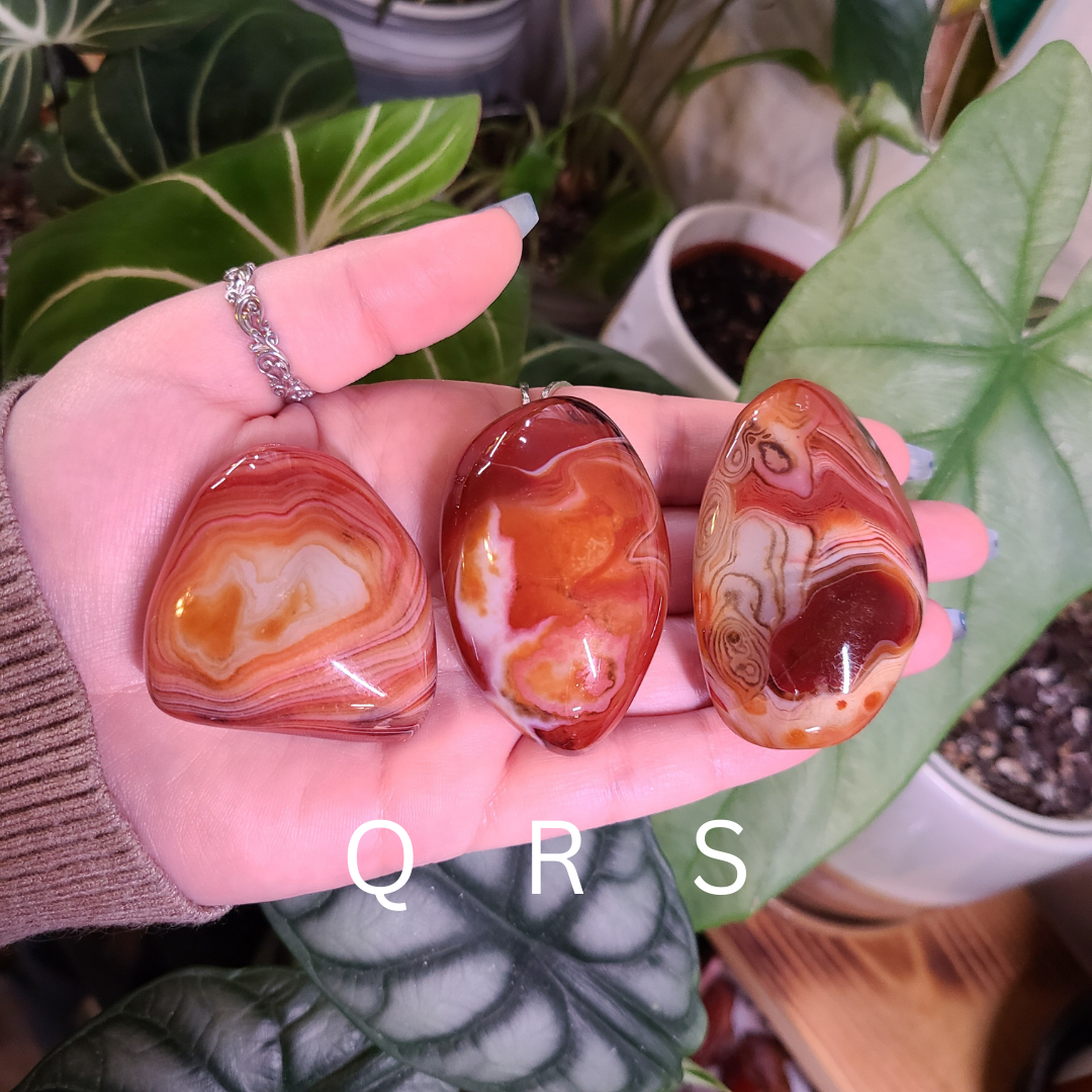 Sardonyx Palm Stones