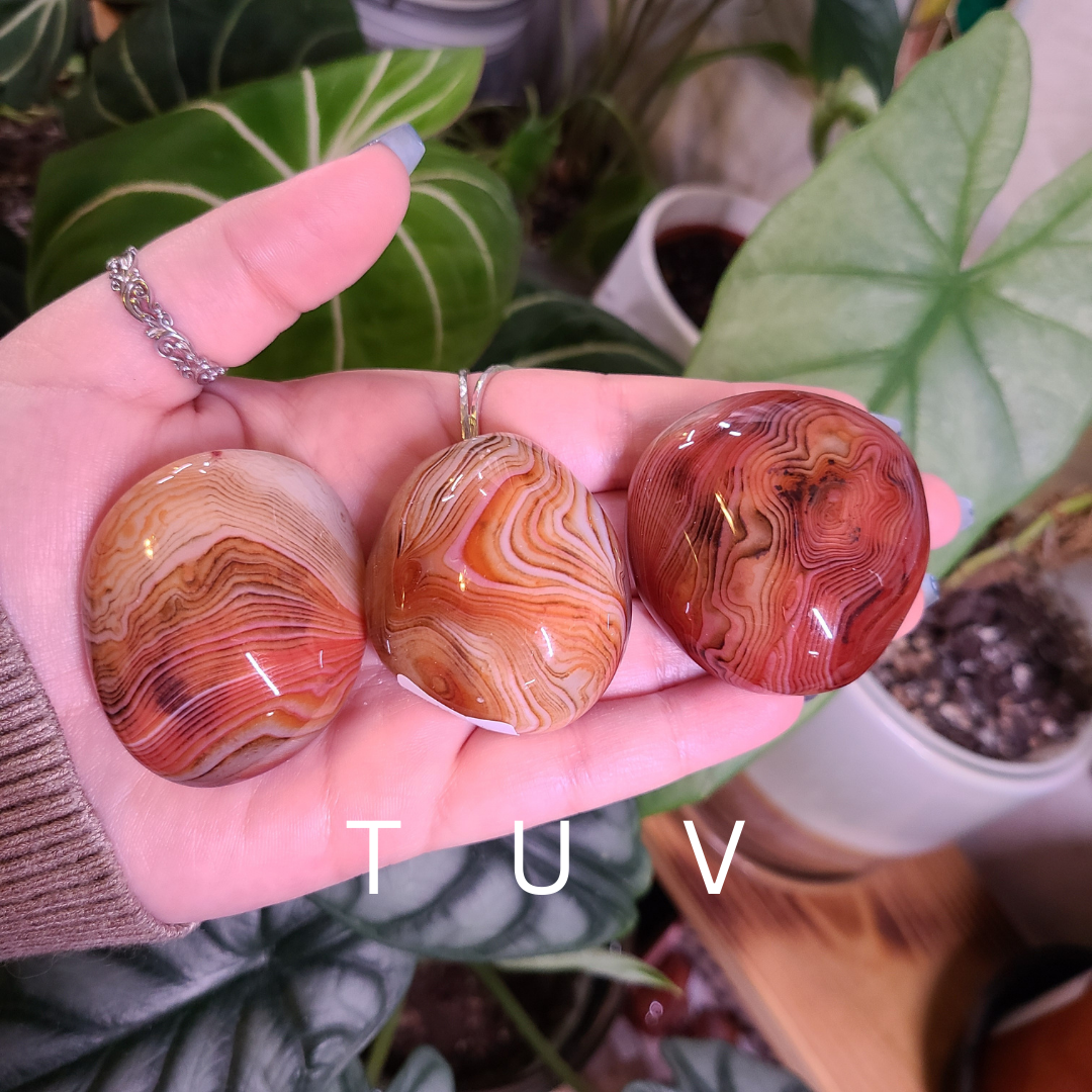 Sardonyx Palm Stones